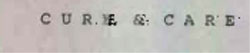 Cure & Care Device mark 950719 Trademark