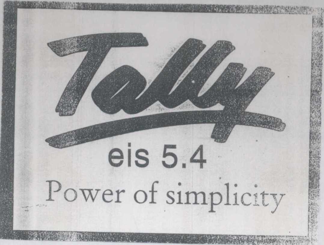 Tally Eis 5.4 Power Of Simplicity (label) Device mark 972706 Trademark