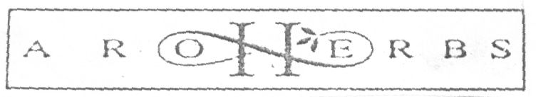 A R O H E R B S (label, Letter H) Device mark 986183 Trademark