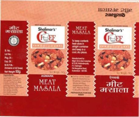 Shalimar"s Cheef Device mark 989428 Trademark