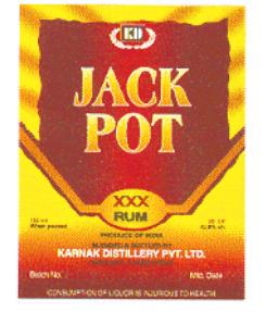 Jack Pot ( Label) Device mark 1005072 Trademark