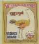 Ostrich (device Of Label) Device mark 1008488 Trademark