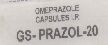 Gs-prazol-20 (label) Device mark 1024355 Trademark