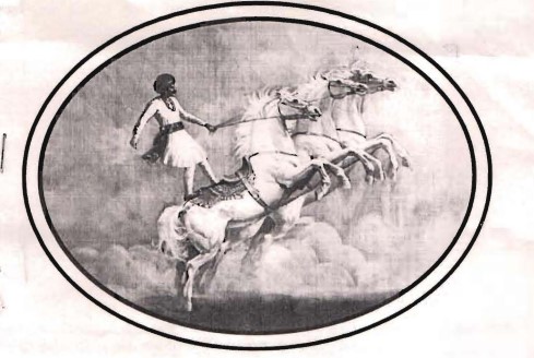 Standingman Riding Horses (label) Device mark 1027644 Trademark