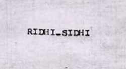 Ridhi-sidhi Device mark 1039540 Trademark