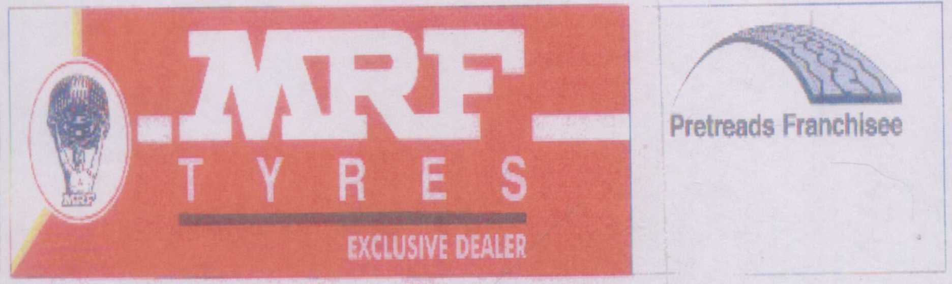 Mrf Tyres Exclusive Dealer (label) Device mark 1040382 Trademark