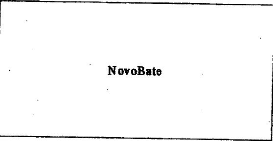 Novobate Device mark 1042408 Trademark