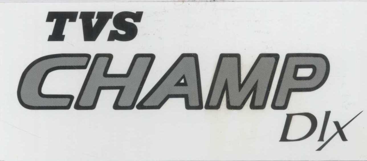 Tvs Champ Dix (label) Device mark 1046615 Trademark