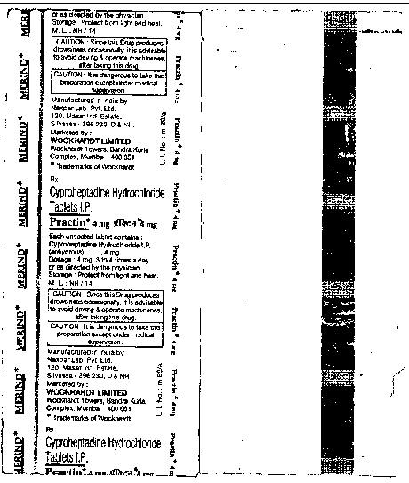 Practin (label) Device mark 1053834 Trademark