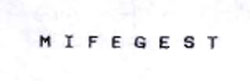 Mifegest Device mark 1054670 Trademark