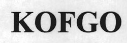 Kofgo Device mark 1062274 Trademark