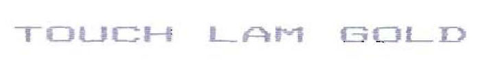 Touch Lam Gold Device mark 1063112 Trademark