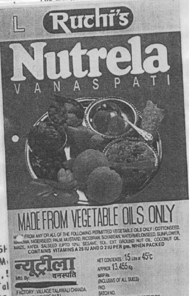 Nutrela Vanaspati Device mark 1064819 Trademark
