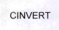 Cinvert Device mark 1069162 Trademark