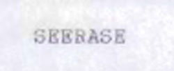 Seerase Device mark 1069894 Trademark