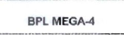Bpl Mega-4 Device mark 1070489 Trademark