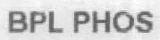 Bpl Phos Device mark 1070492 Trademark