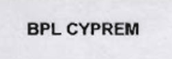 Bpl Cyprem Device mark 1070496 Trademark