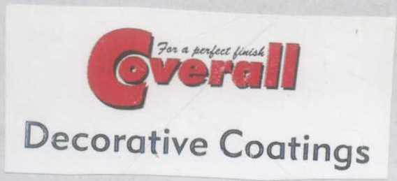 Coverall Decorative Coatings (label) Device mark 1077176 Trademark