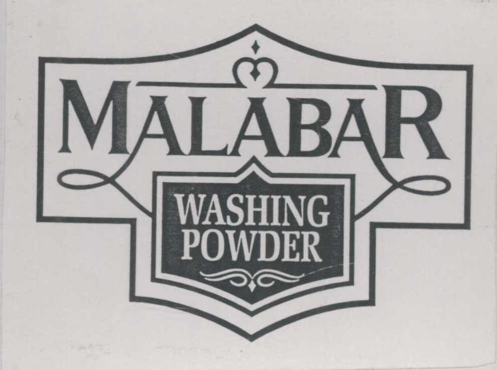 Malabar Washing Powder (label) Device mark 1085805 Trademark