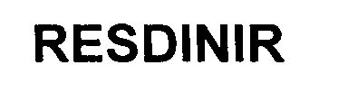 Resdinir Device mark 1092951 Trademark