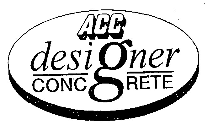 Acc Designer Congrete Device mark 1099890 Trademark