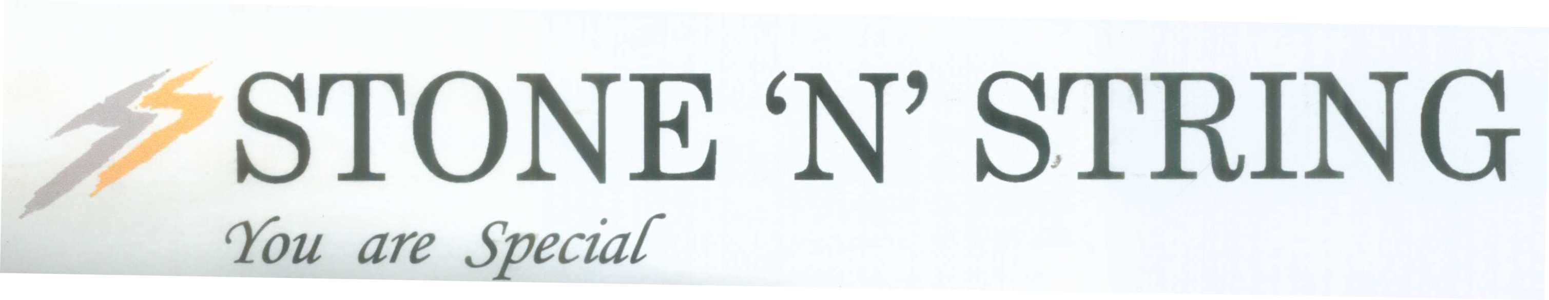 Stone "n" String You Are Special (label) Device mark 1103566 Trademark