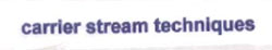 Carrier Stream Techniques Device mark 1117635 Trademark