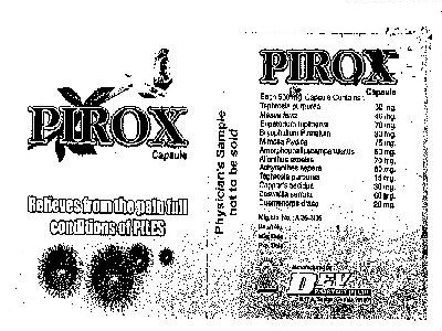Pirox (label) Device mark 1119462 Trademark