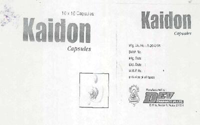 Kaidon Capsules Device mark 1119471 Trademark