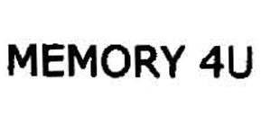 Memory 4u Device mark 1119540 Trademark