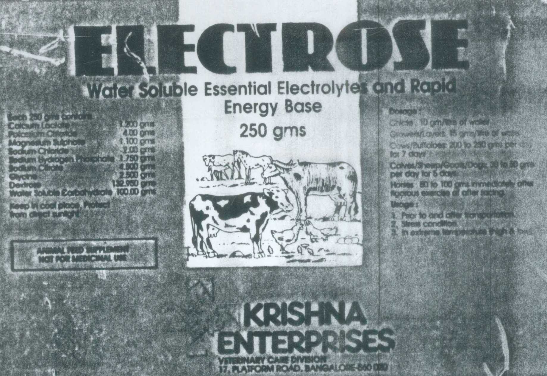 Electrose (device Of Cow,hen) Device mark 1128583 Trademark