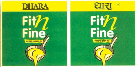Dhara Fit N Fine (label) Device mark 1129877 Trademark