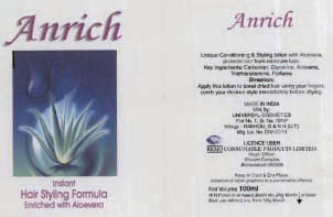 Anrich (label) Device mark 1145068 Trademark