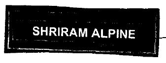 Shriram Alpine Device mark 1145955 Trademark