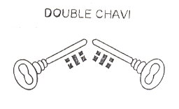 Double Chavi Device mark 1158303 Trademark