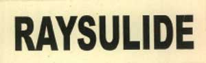 Raysulide [lable] Device mark 1159214 Trademark