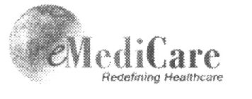 Emedicare Redefining Healthcare Device mark 1179455 Trademark