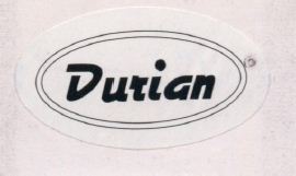 Durian (label) Device mark 1225698 Trademark