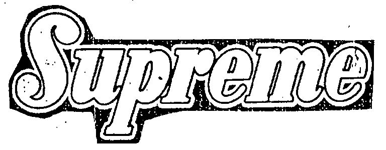 Supreme (label) Device mark 1256885 Trademark