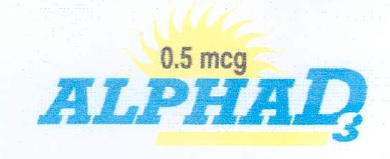 Alpha D3 (label) Device mark 1264569 Trademark