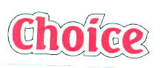 Choice (label) Device mark 1268052 Trademark