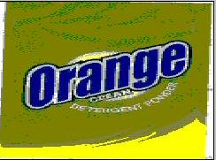 Orange Clean Detergent Powder (lable) Device mark 1272431 Trademark