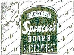 Golden Crustspencer's Bread Sliced Wheat Device mark 1284872 Trademark