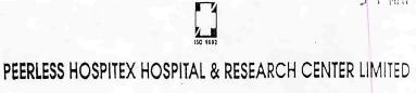 Peerless Hospitex Hospital & Research Center Limited, De. Of A Cross Device mark 1286963 Trademark
