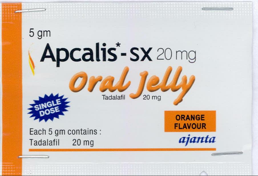 Apcalis*-sx 20 Mg Oral Jelly Tadalafil Device mark 2088785 Trademark