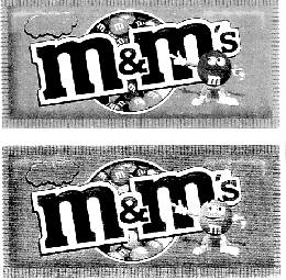 M&m's,device Letter M Printed On The Face Of One Cartoon Device mark 1310007 Trademark