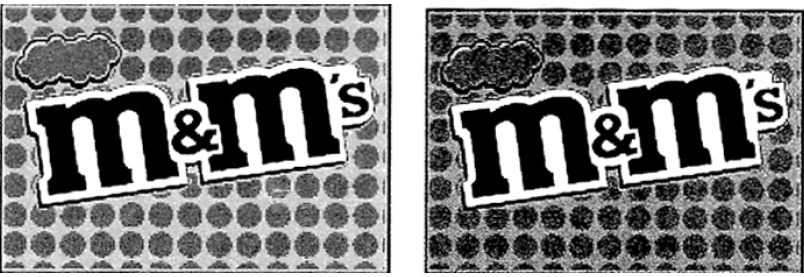 M&m's Written In Bround & Black Colour Device mark 1310015 Trademark