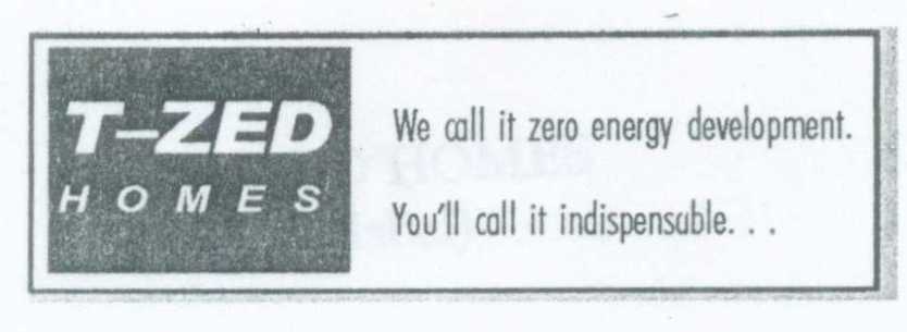 T-zed Homes ( Label) Device mark 1310580 Trademark