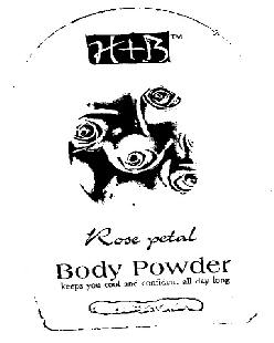 H + B (label) Rose Petal Device mark 1313905 Trademark
